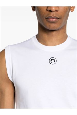 Canotta Basic Moon bianco MARINE SERRE | MTT075ACJER0009WH10